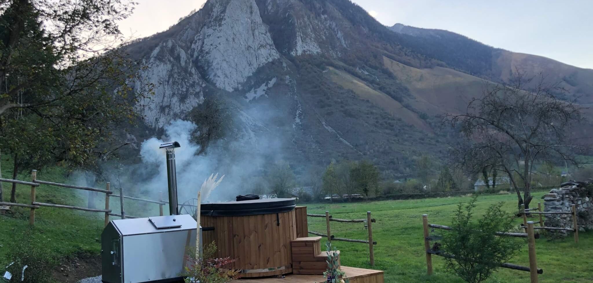 Bain nordique à L'Air d'Aspe