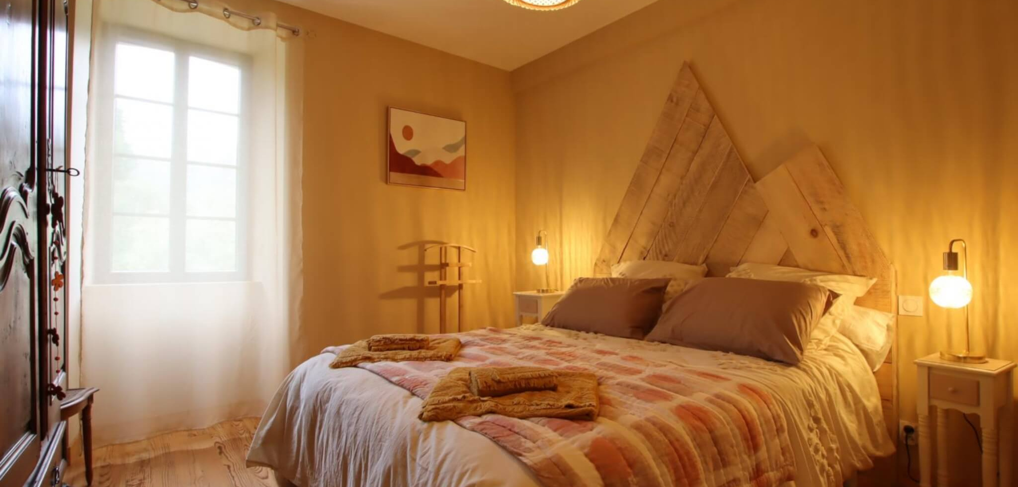 Chambre Le Larry, située côté jardin